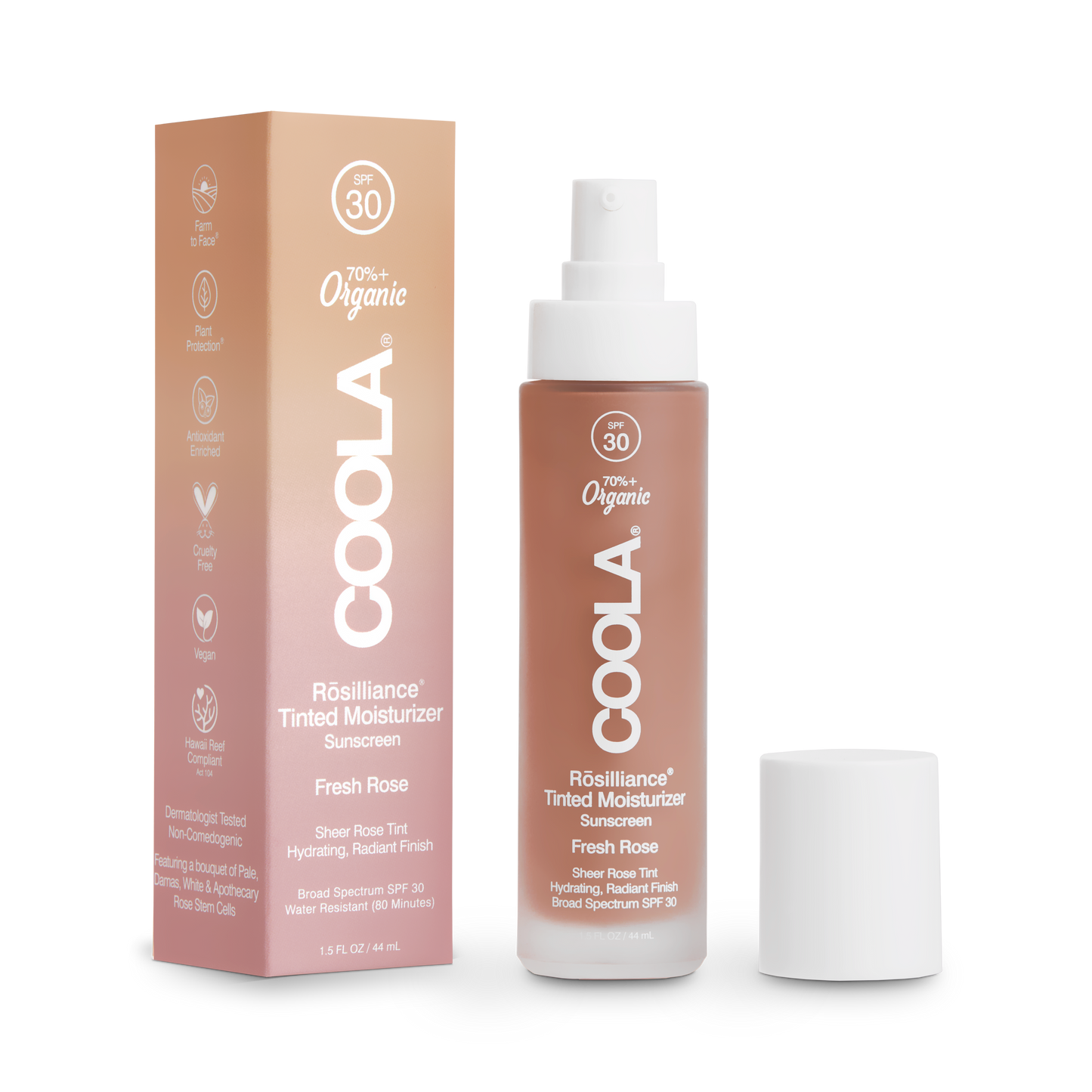 COOLA Rōsilliance® Tinted Moisturizer Organic Sunscreen SPF 30