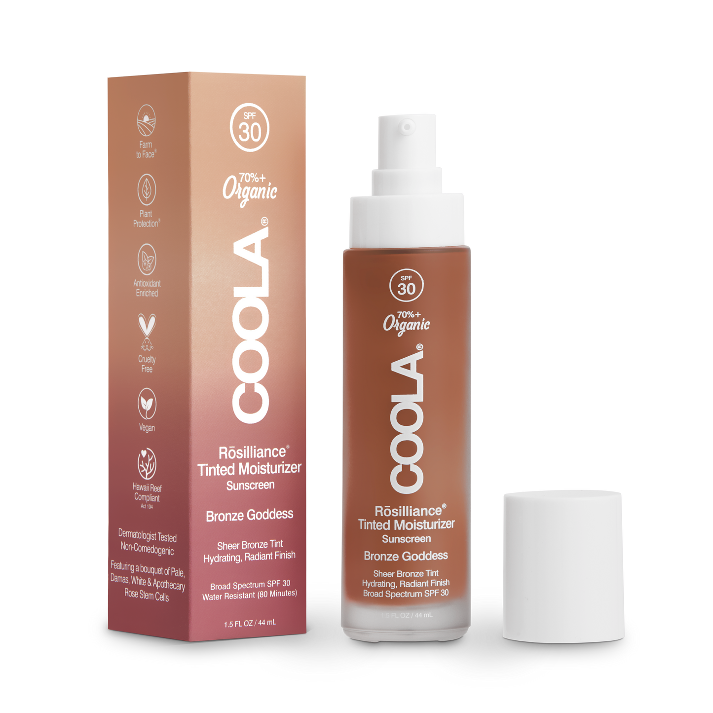 COOLA Rōsilliance® Tinted Moisturizer Organic Sunscreen SPF 30